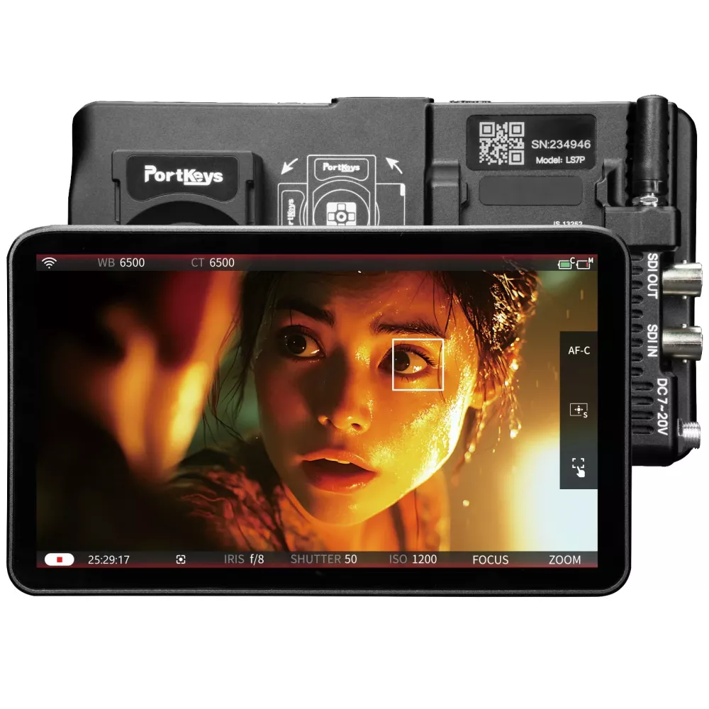 Portkeys  LS7P 7" 3G-SDI/4K HDMI Kamera Monitor