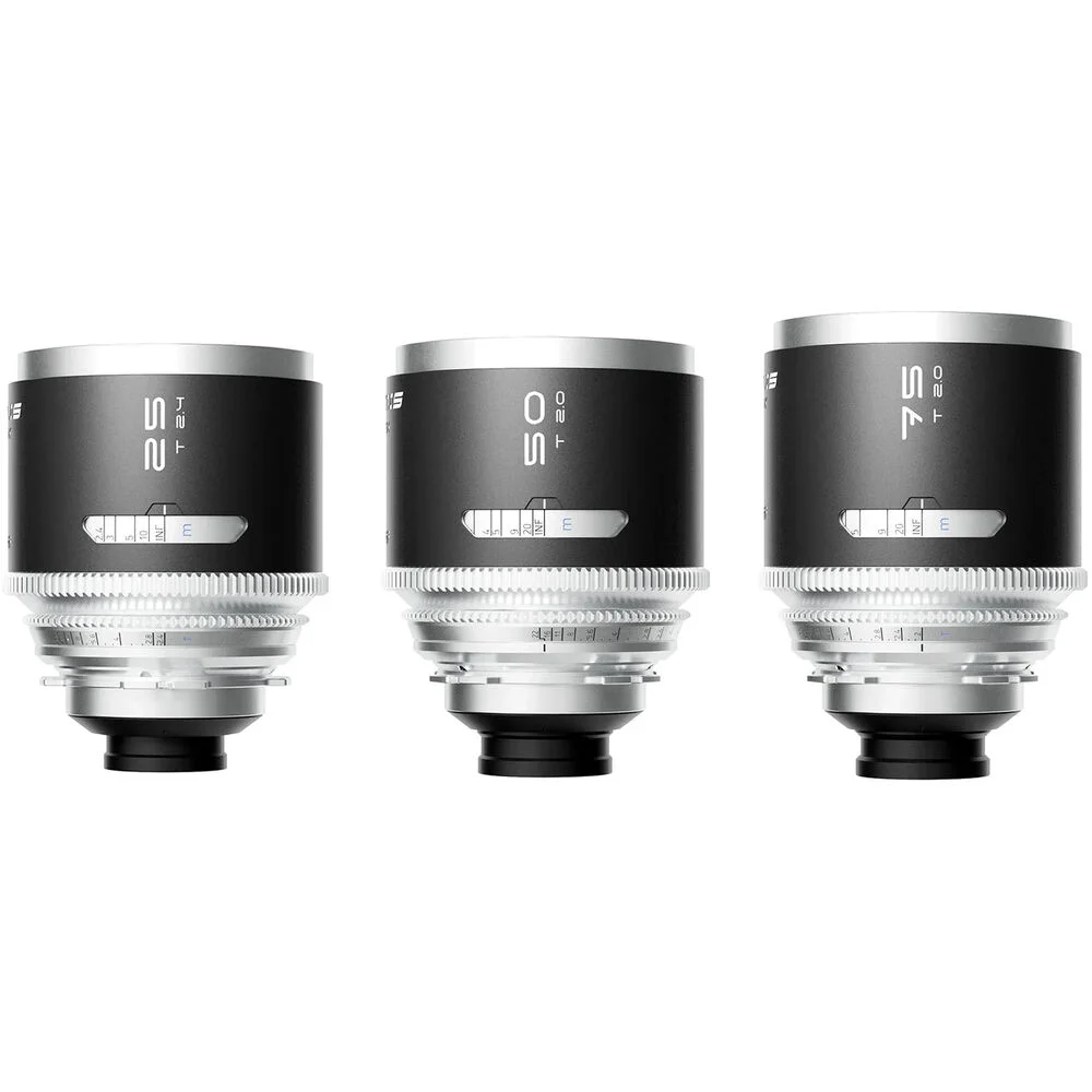 Blazar Mantis (25mm, 50mm, 75mm) T2.0 1.33x Anamorphic 3-Lens Set