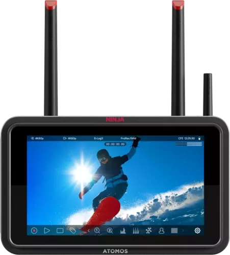 Atomos Ninja TX, 5-inch, 1500nit Wi-Fi enabled, SDI/HDMI HDR monitor-recorder