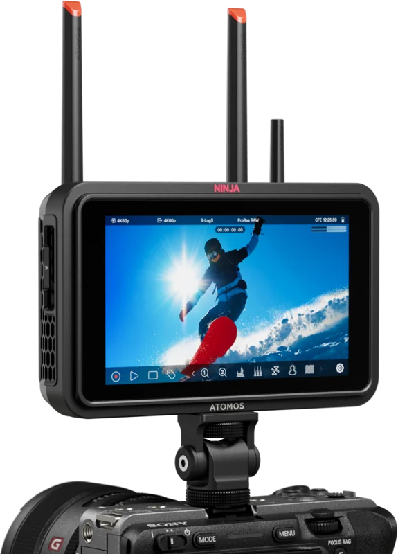 Atomos Ninja TX, 5-inch, 1500nit Wi-Fi enabled, SDI/HDMI HDR monitor-recorder