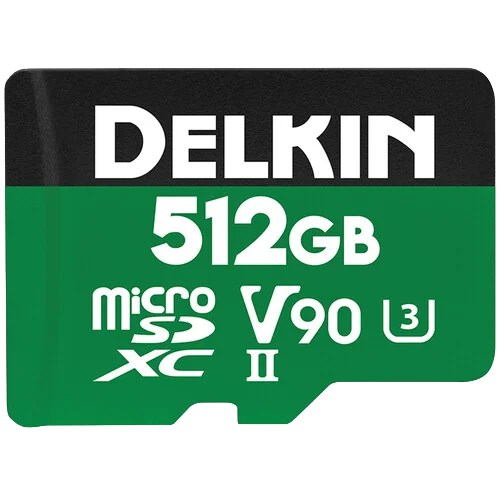 Delkin microSD Power 2000x UHS-II (V90) R300/W250 512GB