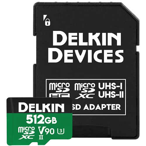 Delkin microSD Power 2000x UHS-II (V90) R300/W250 512GB