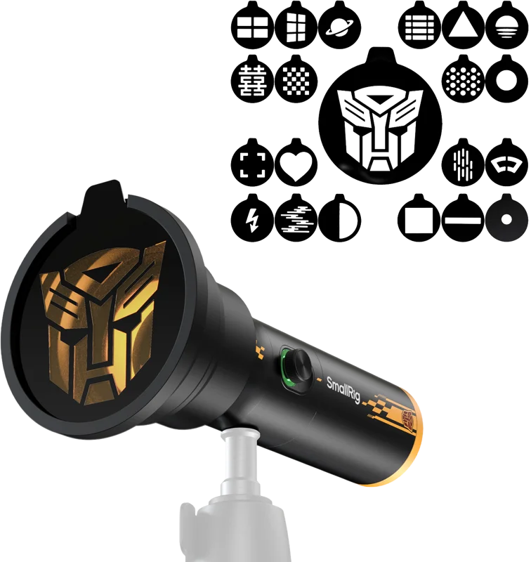 SmallRig 5512 RF 10C Portable Focusable LED Video Light "BumbleBee Edition"