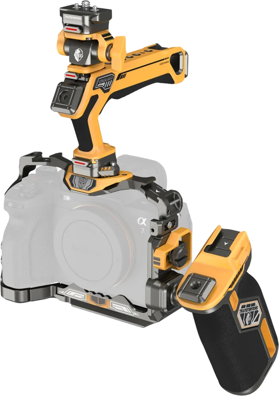 SmallRig 5518 HawkLock Quick Release Cage Kit for Sony A7R V/ A7 IV/ A7S III (Adv Ed) (Bumblebee)