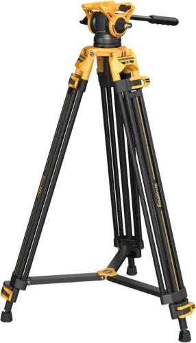 SmallRig 5523 Video Tripod with Heavy-Duty Fluid Head AD-01 (BumbleBee Edition）