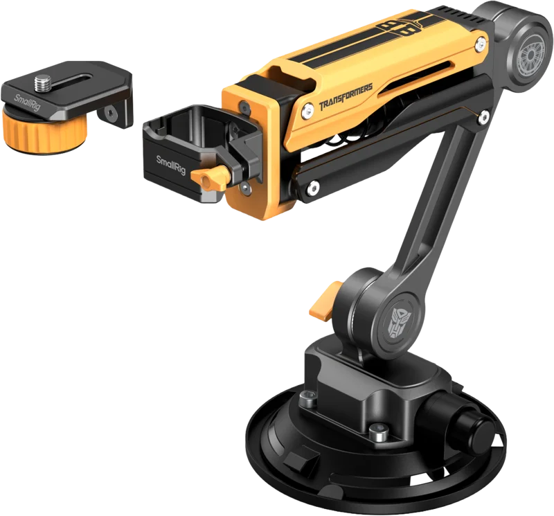 SmallRig 5528 mini Shock Absorber Arm for DJI Osmo Pocket 3 / GoPro HERO13 / Insta360 X4（BumbleBee)