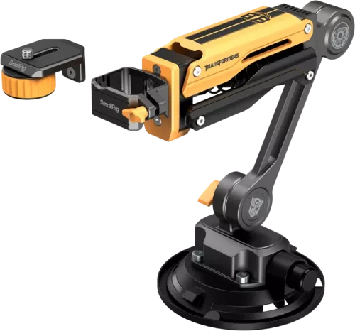 SmallRig 5528 mini Shock Absorber Arm for DJI Osmo Pocket 3 / GoPro HERO13 / Insta360 X4（BumbleBee)
