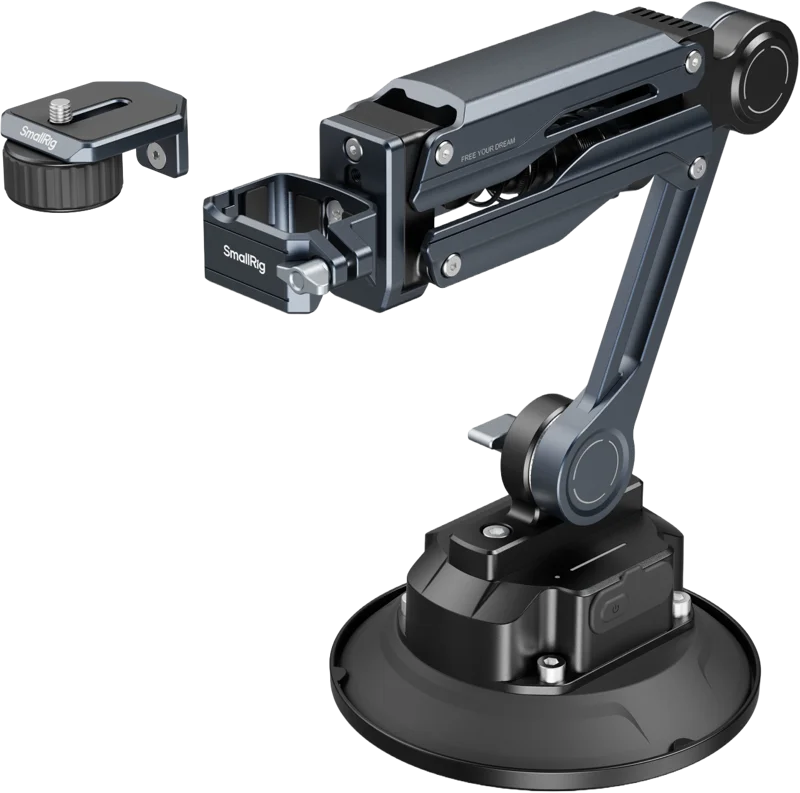 SmallRig 5507 Shock Absorber Support with Electronic Suction Cup for Osmo Pocket 3 / HERO13 and more