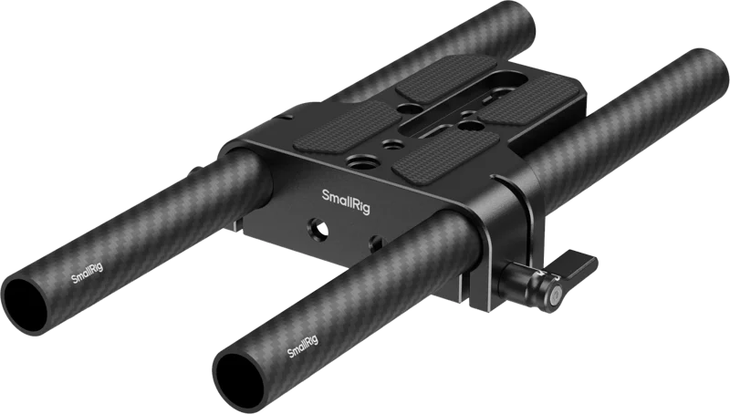 SmallRig 5609 Bottom Mount Plate with Dual 15mm Rod Clamp