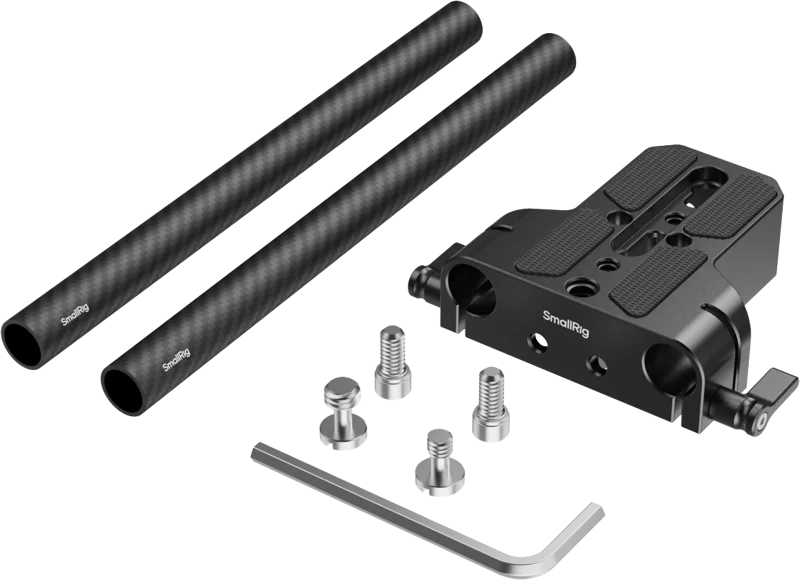 SmallRig 5609 Bottom Mount Plate with Dual 15mm Rod Clamp