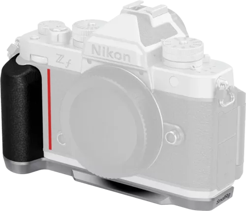 SmallRig 5706 L-Shaped Mount Plate with Silicone Handle for Nikon Z f Silver