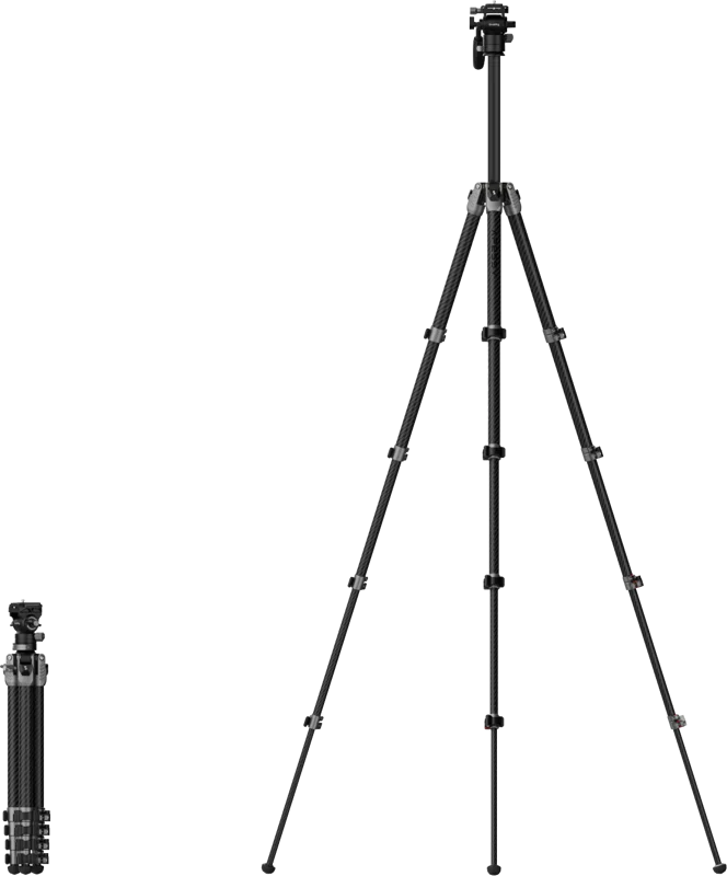 SmallRig 5477 Portable Video Carbon Fiber Tripod AP255Pro
