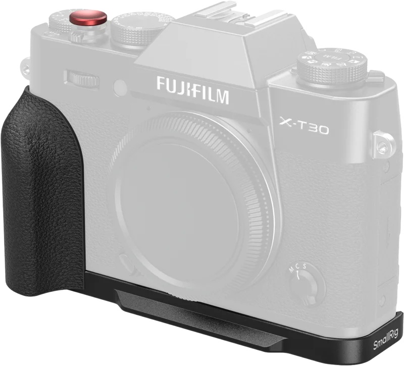 SmallRig 5663 L-Shaped Mount Plate with Silicone Handle for FUJIFILM X-T30 / T30 II / T30 III Black