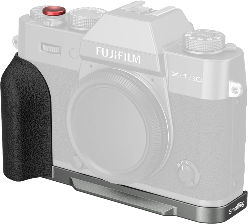 SmallRig 5665 L-Shaped Mount Plate w Silicone Handle for FUJIFILM X-T30 / T30 II / T30 III Charcoal