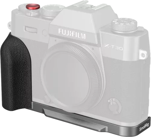 SmallRig 5665 L-Shaped Mount Plate w Silicone Handle for FUJIFILM X-T30 / T30 II / T30 III Charcoal