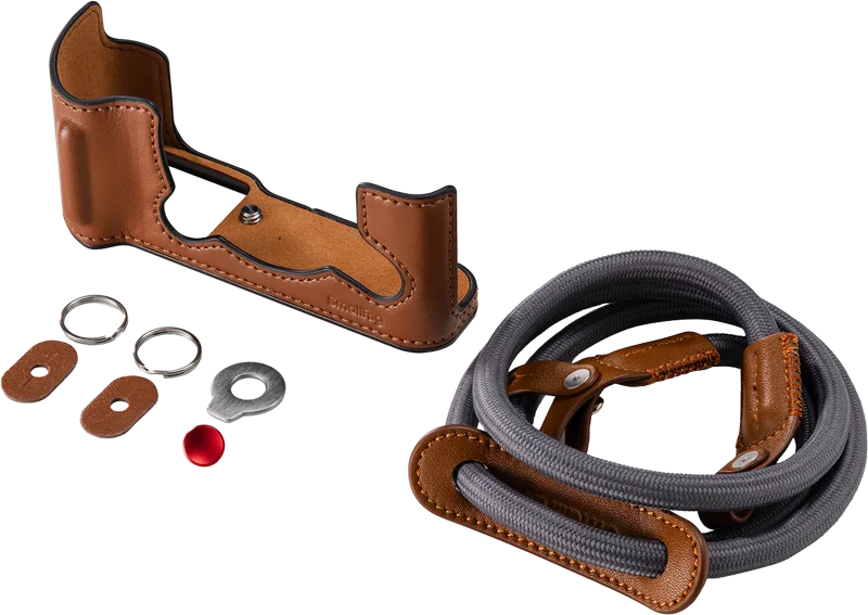 SmallRig 5670 Leather Half Case Kit for FUJIFILM X-T30 / X-T30 II / X-T30 III Brown
