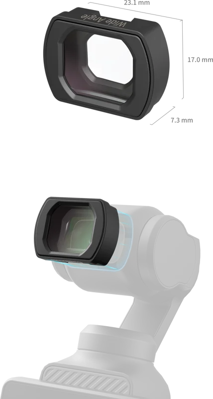 SmallRig 5650 Wide-Angle Lens for DJI Osmo Pocket 3