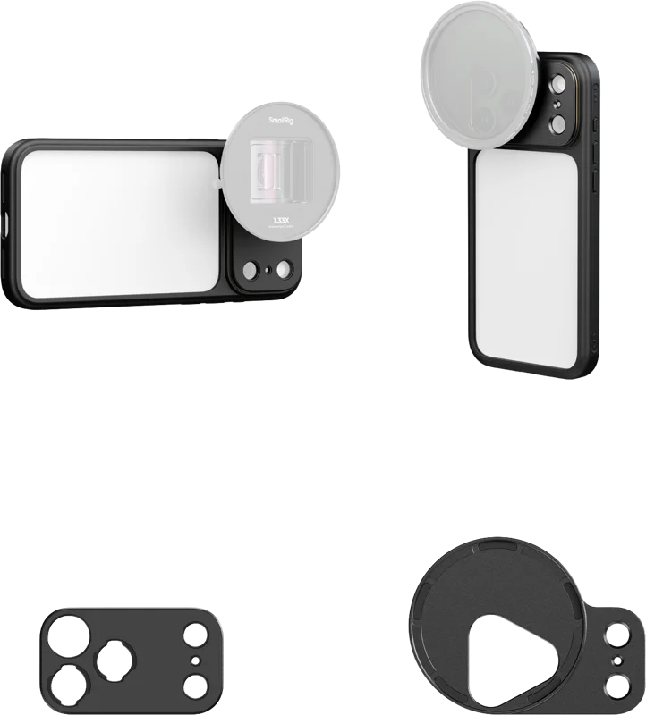 SmallRig 5790 FilMov Lightweight Photography Bumper Case for iPhone 17 Pro Black