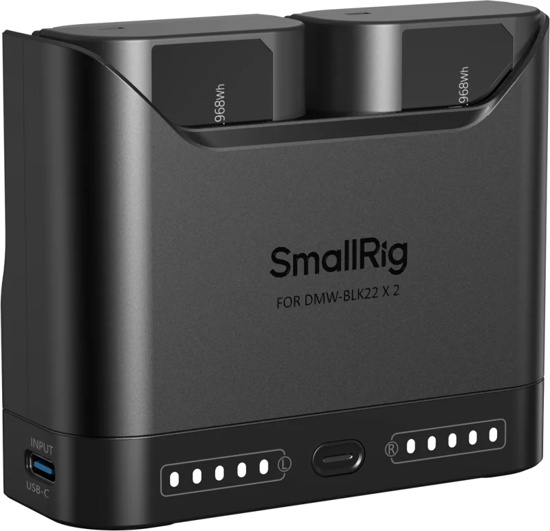 SmallRig 5487 Turbo Charging Kit for DMW-BLK22 Camera Batteries