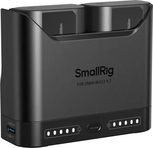 SmallRig 5487 Turbo Charging Kit for DMW-BLK22 Camera Batteries