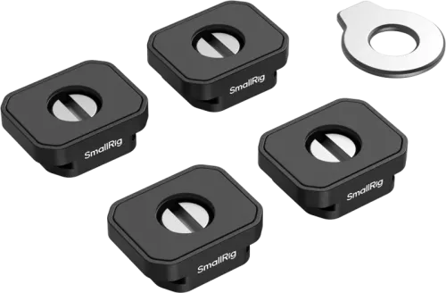 SmallRig 5472 Mount Plate with Cold Shoe Mount (4pcs)