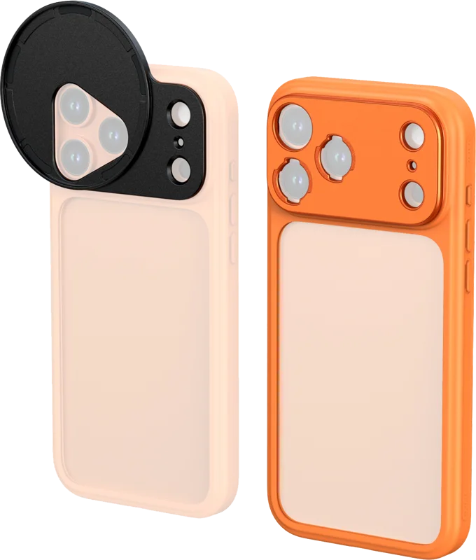 SmallRig 5792 FilMov Lightweight Photography Bumper Case for iPhone 17 Pro (Orange)