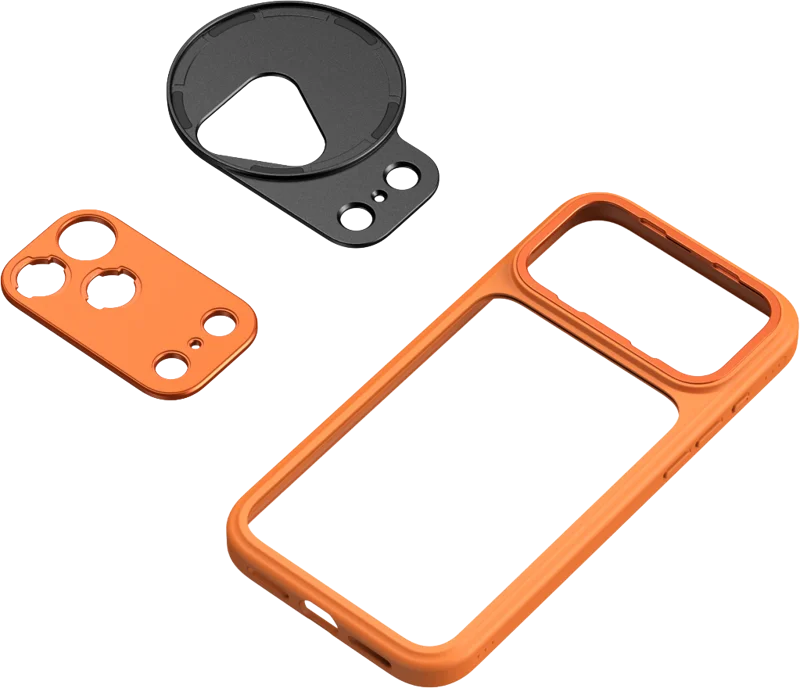 SmallRig 5792 FilMov Lightweight Photography Bumper Case for iPhone 17 Pro (Orange)