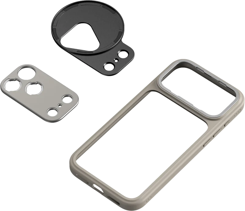 SmallRig 5791 FilMov Lightweight Photography Bumper Case for iPhone 17 Pro (Gray)