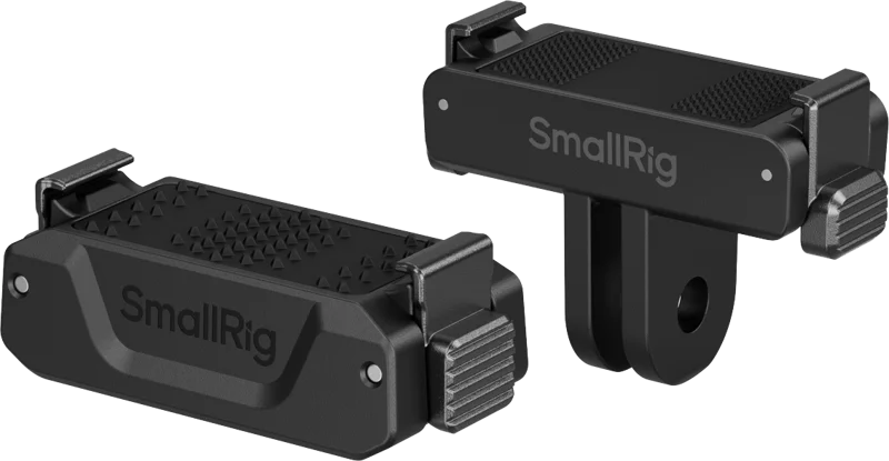 SmallRig 5918 Bidirectional QR Folding Adapter Support with 2-Prong Mount and 1/4"-20 Threaded hole