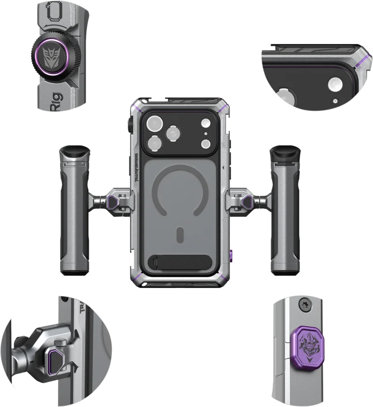 SmallRig 5585 Megatron Edition Mobile Dual Handheld Kit for iPhone 17 Pro