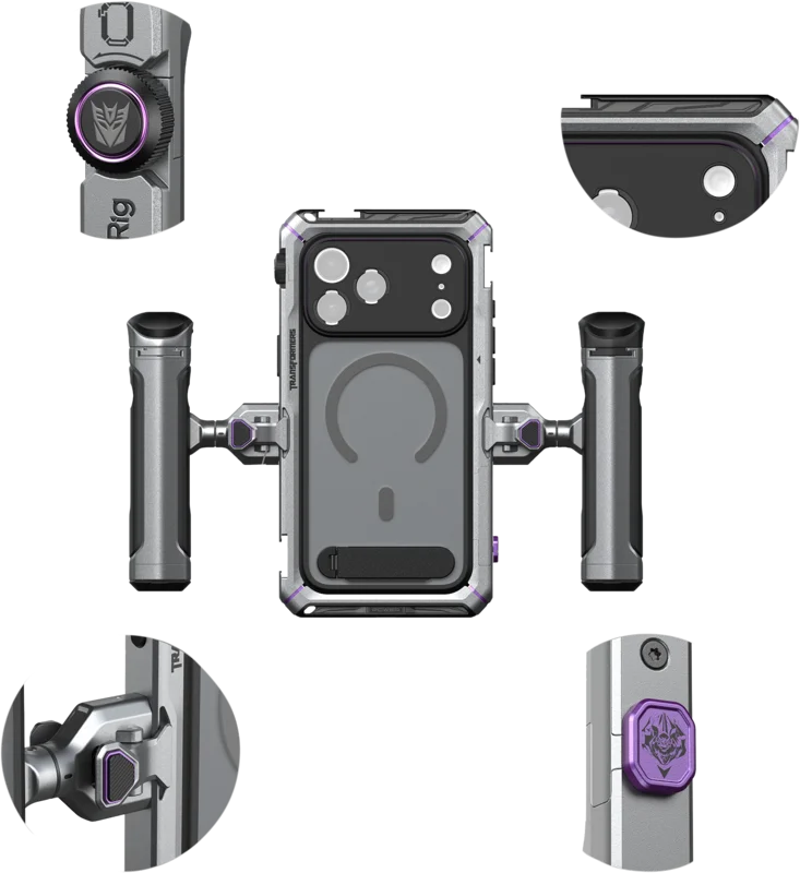 SmallRig 5584 Megatron Edition Mobile Dual Handheld Kit for iPhone 17 Pro Max