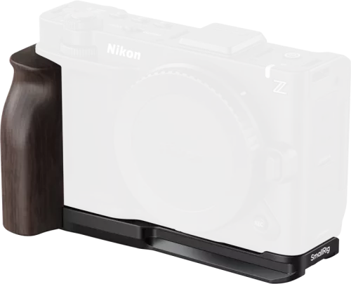 SmallRig 5906 L-Shaped Mount Plate with Wooden Handle for Nikon ZR
