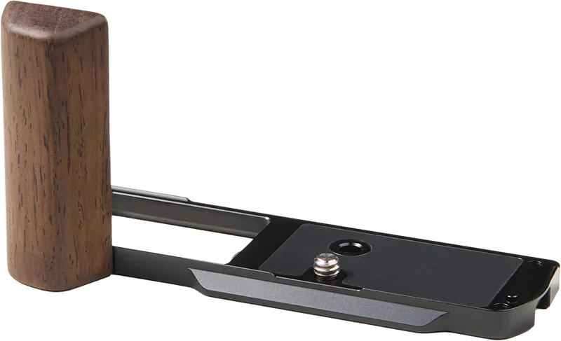SmallRig 5945 L-Shaped Mount Plate with Wooden Handle for Panasonic S9