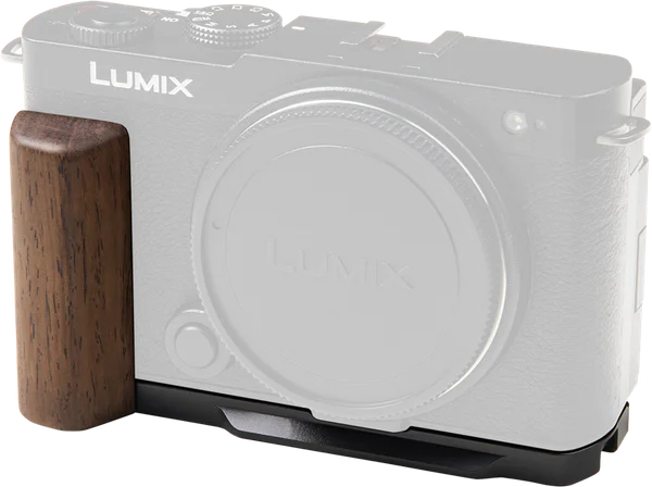 SmallRig 5945 L-Shaped Mount Plate with Wooden Handle for Panasonic S9