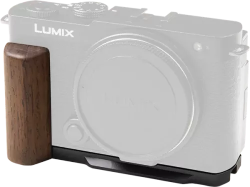SmallRig 5945 L-Shaped Mount Plate with Wooden Handle for Panasonic S9