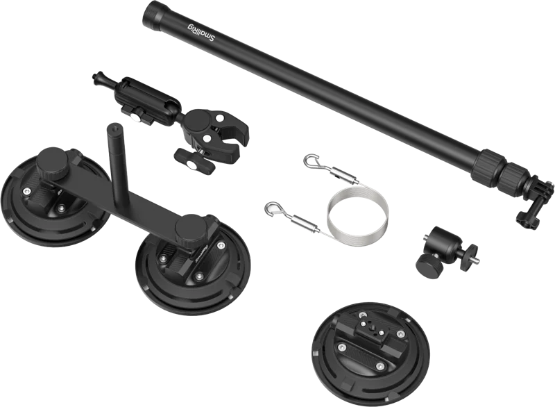 SmallRig 5843 Vehicle Suction Cup Support Kit for Action Cameras