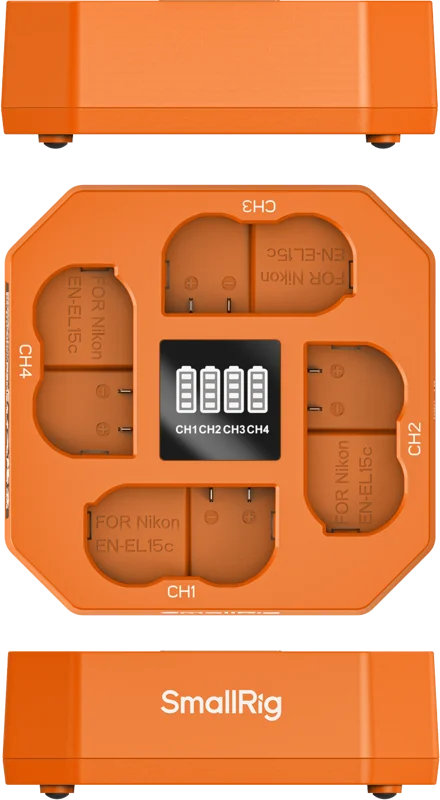 SmallRig 5747 Four-Channel Camera Battery Charger for EN-EL15c