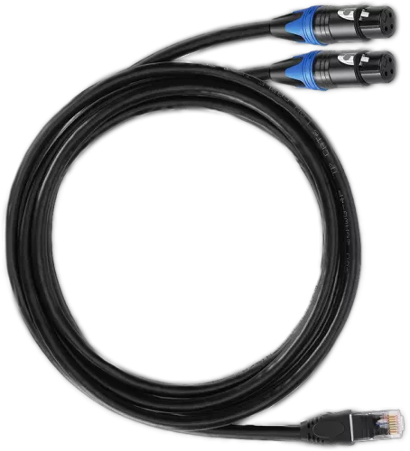 Hollyland Solidcom RJ45 to Dual XLR Audio Cable