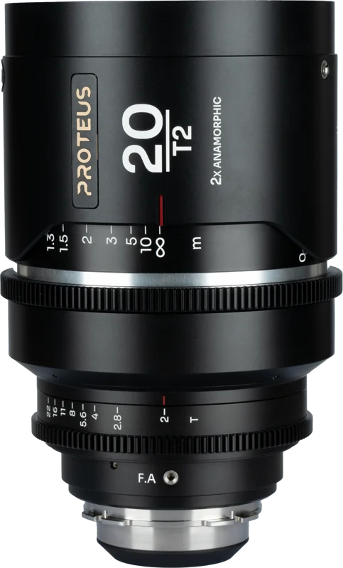 Laowa Proteus 2X Anamorphic 20mm T2 -Silver - Arri PL/ Canon EF