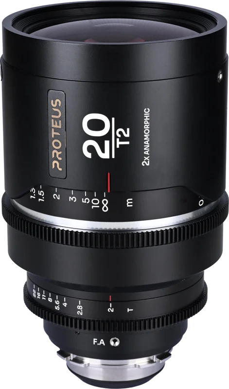 Laowa Proteus 2X Anamorphic 20mm T2 -Silver - Arri PL/ Canon EF