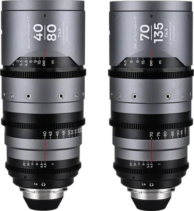 Laowa Sunlight 2X Anamorphic Zoom 2-Lens Bundle (40-80mm,70-135mm) (Clear) Arri PL