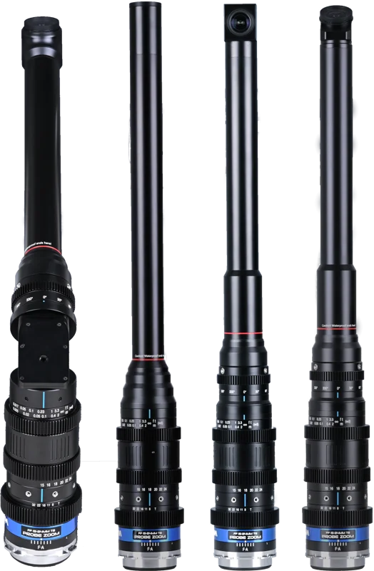 Laowa Probe Zoom 4-lens Bundle 15–24mm T8 Lens  (Direct, Periscope, 35° Degree, 90° Degree) Arri PL
