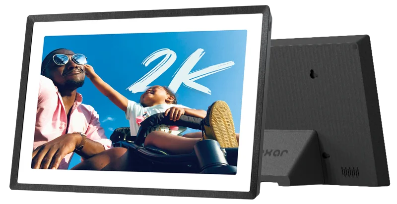 Lexar I Pexar Digital Picture Frame I 11-inch, 2K WiFi Enabled (Black) built-in 32GB