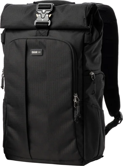Think Tank FocusPoint 22L I Hybrid RollTop Backpack I Asphalt Black