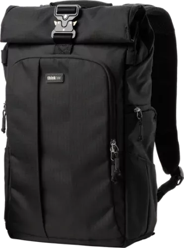 Think Tank FocusPoint 22L I Hybrid RollTop Backpack I Asphalt Black