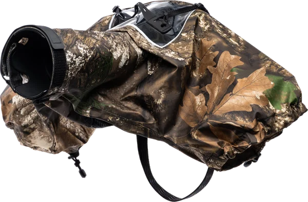 Think Tank Rain Cover I RealTree APX Camo (EYEPIECE REQUIRED) I Hydrophobia D 70-200 V3