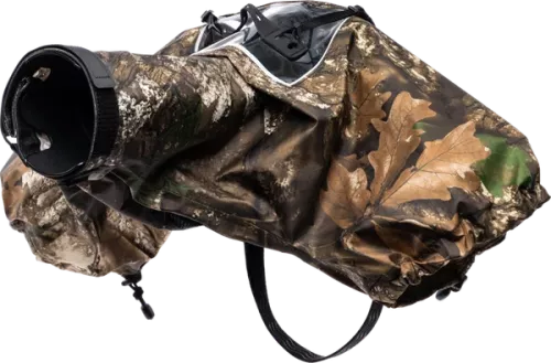 Think Tank Rain Cover I RealTree APX Camo (EYEPIECE REQUIRED) I Hydrophobia D 70-200 V3