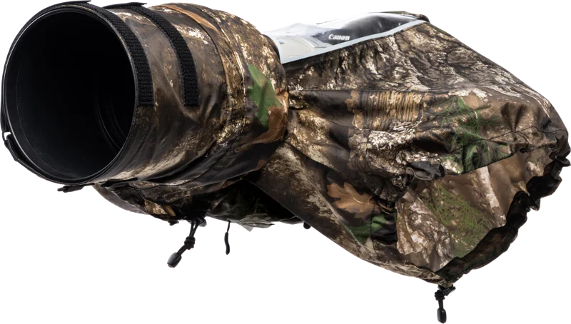 Think Tank Rain Cover I RealTree APX Camo (EYEPIECE REQUIRED) I Hydrophobia DM 300-600 V3