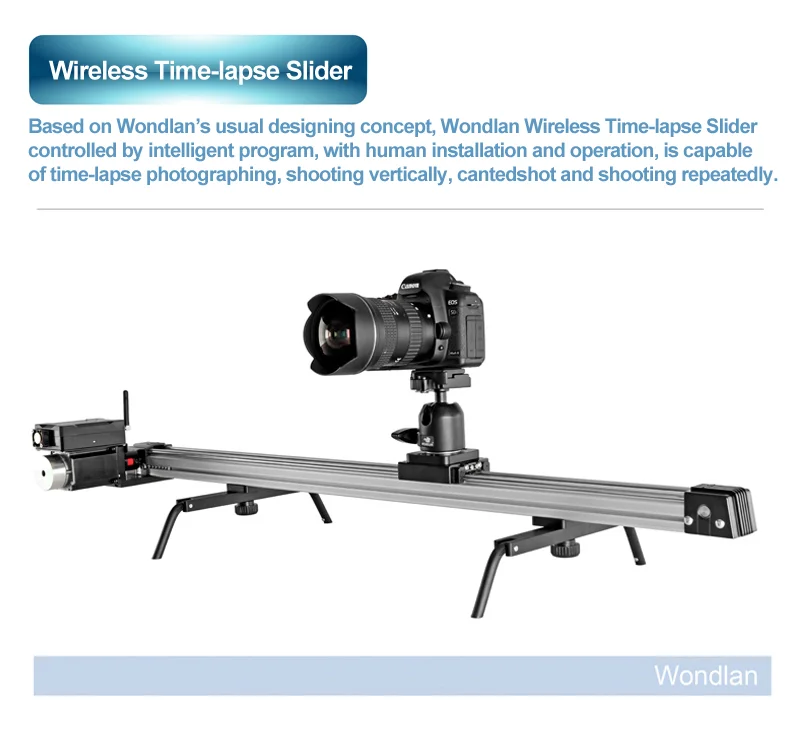 Wondlan Trådlös Slider Timelapse Kit 1m