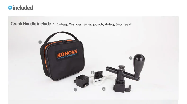 Crank Handle+Motor+Mount Kit 80-120cm